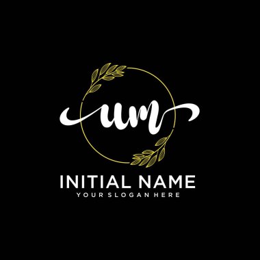 Markalaşma ve İşletme İçin Modern UM El Yazısı Koleksiyonu