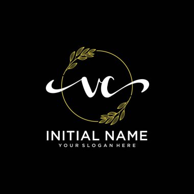 Markalaşma ve İşletme İçin Modern VK El Yazısı Koleksiyonu