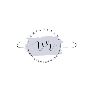 Markalaşma ve İşletme İçin Modern VR El Yazısı Logosu Koleksiyonu