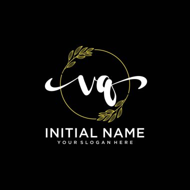 Markalaşma ve İşletme İçin Modern VQ El Yazısı Koleksiyonu