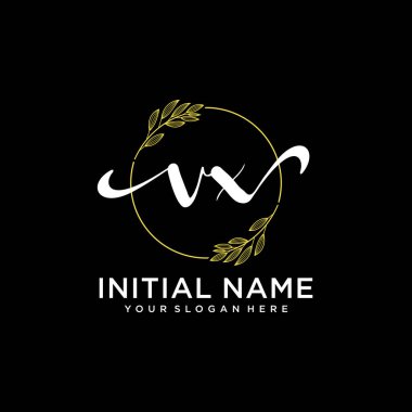 Markalaşma ve İşletme İçin Modern VX El Yazısı Logosu Koleksiyonu