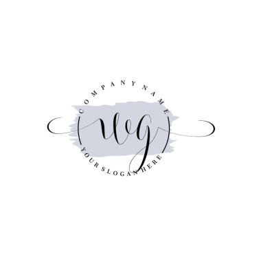 Markalaşma ve İşletme İçin Modern WG El Yazısı Logosu Koleksiyonu