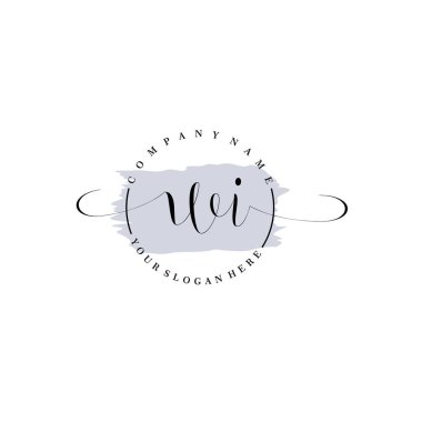 Markalaşma ve İşletme İçin Modern WI El Yazısı Logosu Koleksiyonu