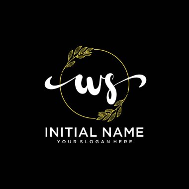 Markalaşma ve İşletme İçin Modern WS El Yazısı Logosu Koleksiyonu