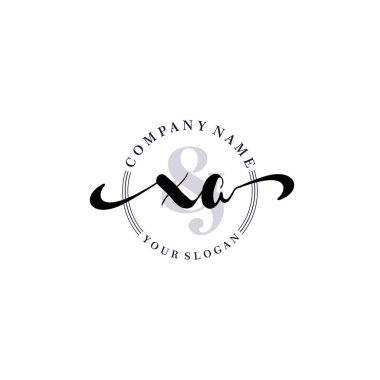 Markalaşma ve İşletme İçin Modern XA El Yazısı Koleksiyonu