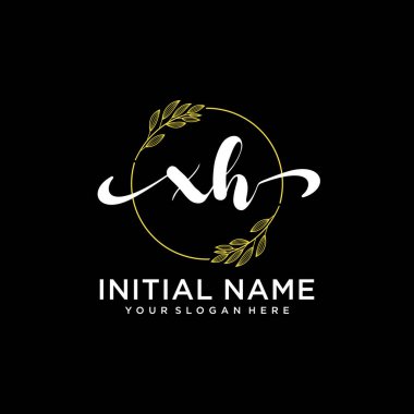 Markalaşma ve İşletme İçin Modern XH El Yazısı Logosu Koleksiyonu