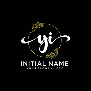 Markalaşma ve İşletme İçin Modern YI El Yazısı Koleksiyonu