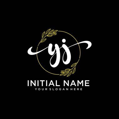 Markalaşma ve İşletme İçin Modern YJ El Yazısı Koleksiyonu