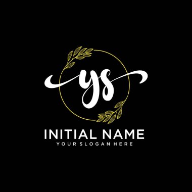 Markalaşma ve İş İçin Modern YS El Yazısı Logosu Koleksiyonu