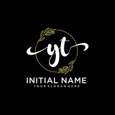 Markalaşma ve İş İçin Modern YT El Yazısı Logosu Koleksiyonu