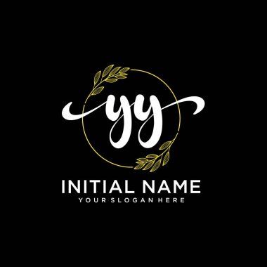 Markalaşma ve İş İçin Modern YY El Yazısı Logosu Koleksiyonu