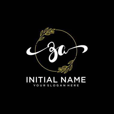 Markalaşma ve İşletme İçin Modern ZA El Yazısı Logosu Koleksiyonu