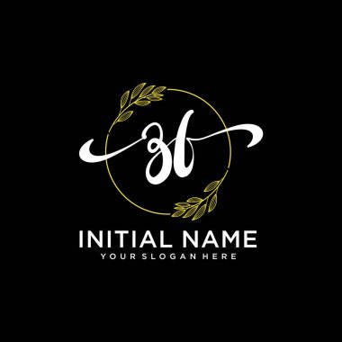 Markalaşma ve İşletme İçin Modern ZF El Yazısı Logosu Koleksiyonu