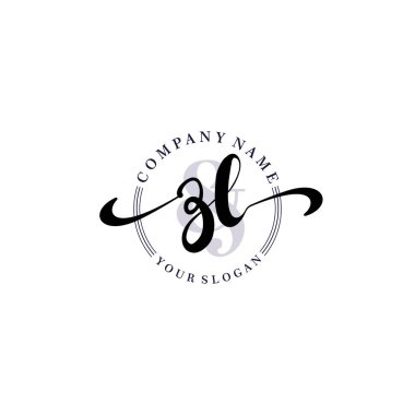 Markalaşma ve İşletme İçin Modern ZL El Yazısı Logosu Koleksiyonu