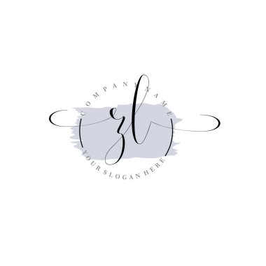 Markalaşma ve İşletme İçin Modern ZL El Yazısı Logosu Koleksiyonu