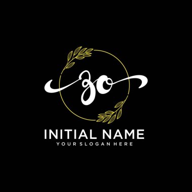 Markalaşma ve İşletme İçin Modern ZO El Yazısı Logosu Koleksiyonu