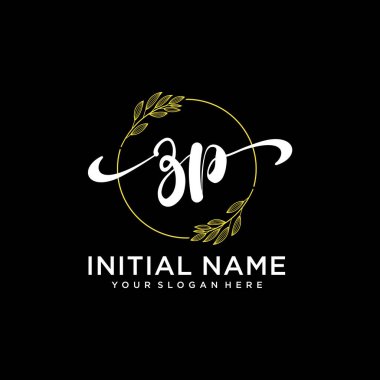 Markalaşma ve İşletme İçin Modern ZP El Yazısı Logosu Koleksiyonu