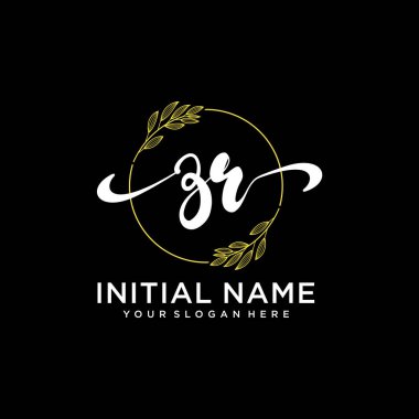 Markalaşma ve İşletme İçin Modern ZR El Yazısı Logosu Koleksiyonu