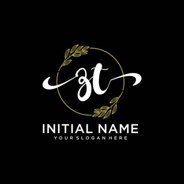 Markalaşma ve İşletme İçin Modern ZT El Yazısı Logosu Koleksiyonu