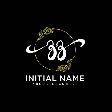 Markalaşma ve İşletme İçin Modern ZZ El Yazısı Logosu Koleksiyonu