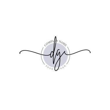 Çiçek ve Min ile Modern El Yazısı Genel Logo Şablonları