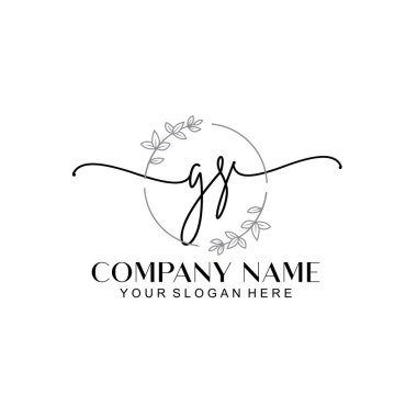 Çağdaş El Yazıları GS Çiçek ve Min ile İlk Logo Şablonları