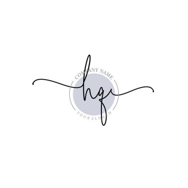 Çiçek ve Min ile Modern El Yazıları Merkezi İlk Logo Şablonları