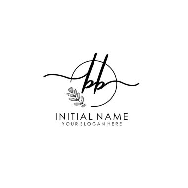 El yazısı BB Botanik ve Minimalist Tasarımlı İlk Logo