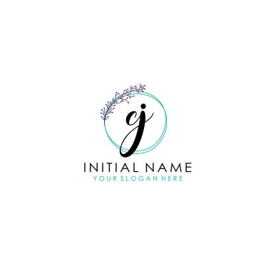 Botanik Çember Tasarımı ile CJ İlk Logosu