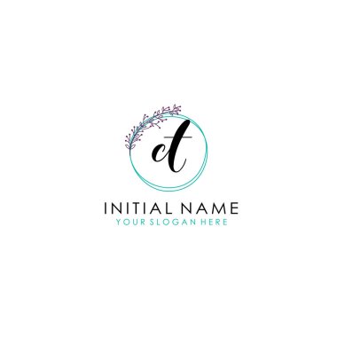 Botanik Çember Tasarımı ile CT İlk Logosu