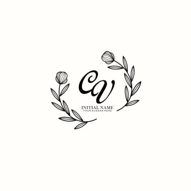 Markalaşma ve Kişisel Kullanım İçin Çiçek CV İlk Logo Koleksiyonu