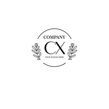 Markalaşma ve Kişisel Kullanım İçin Çiçek CX İlk Logo Koleksiyonu