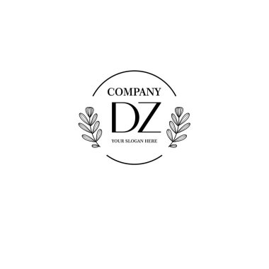 Markalaşma ve Kişisel Kullanım İçin Çiçek DZ İlk Logo Koleksiyonu