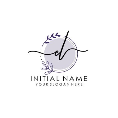 El yazısı EL Botanik ve Minimalist Tasarımlı İlk Logo