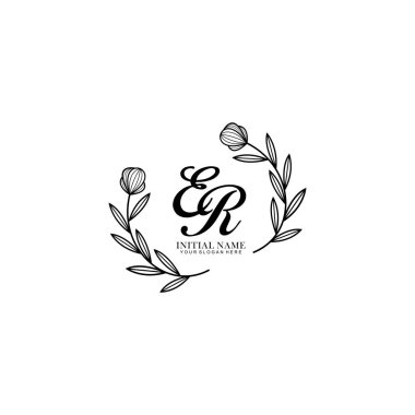 Markalaşma ve Kişisel Kullanım İçin Çiçekli Acil Logo Koleksiyonu