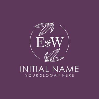 Botanik Çember Tasarımı ile EW İlk Logosu