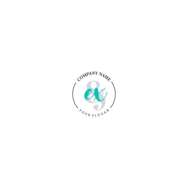 Botanik Çember Tasarımı ile EX İlk Logosu
