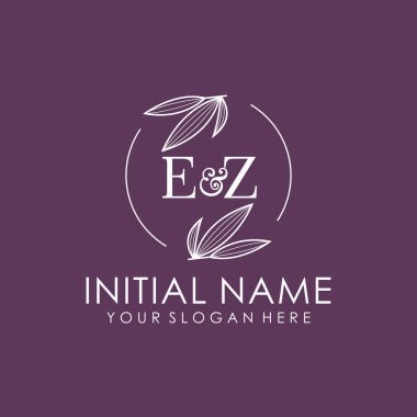 Botanik Çember Tasarımı ile EZ İlk Logosu