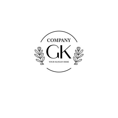 Markalaşma ve Kişisel Kullanım İçin Çiçek GK İlk Logo Koleksiyonu