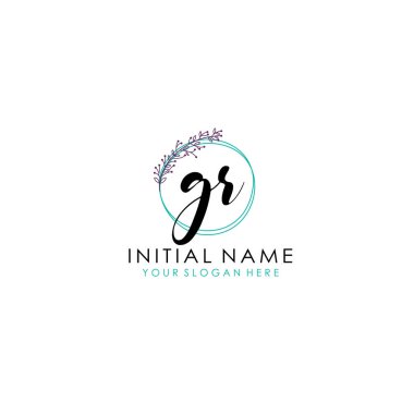 Botanik Çember Tasarımı ile GR İlk Logosu