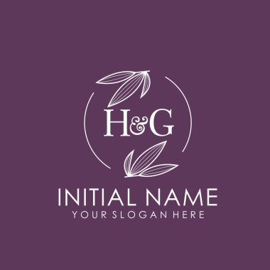 Botanik Çember Tasarımı ile HG İlk Logosu