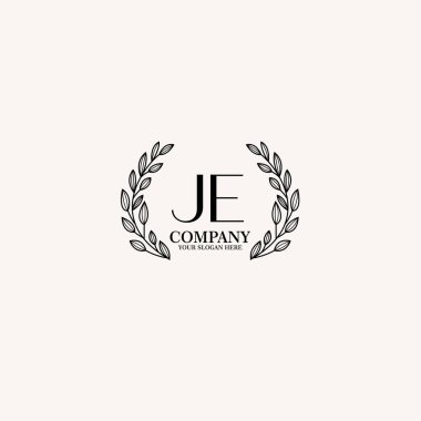 Markalaşma ve Kişisel Kullanım İçin Çiçek JE İlk Logo Koleksiyonu