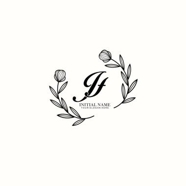 Markalaşma ve Kişisel Kullanım İçin Çiçek JF İlk Logo Koleksiyonu