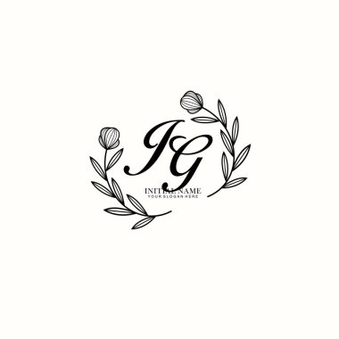 Markalaşma ve Kişisel Kullanım İçin Çiçek JG İlk Logo Koleksiyonu