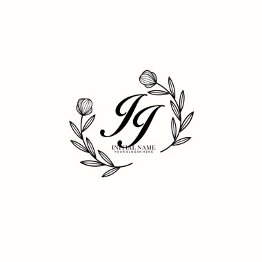 Markalaşma ve Kişisel Kullanım İçin Çiçek JJ İlk Logo Koleksiyonu
