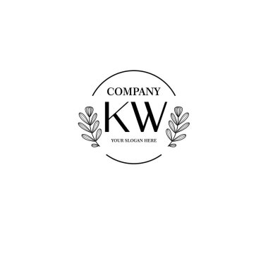 Markalaşma ve Kişisel Kullanım İçin Çiçek KW İlk Logo Koleksiyonu