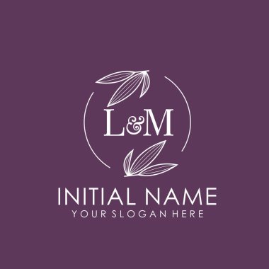 Botanik Çember Tasarımı ile LM İlk Logosu