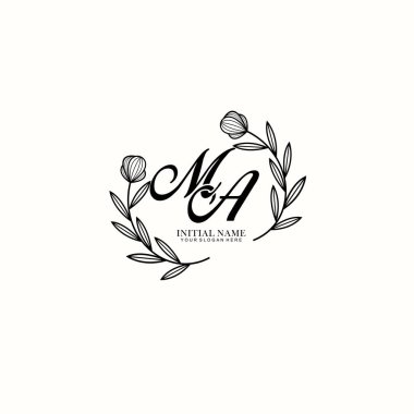 Markalaşma ve Kişisel Kullanım İçin Çiçek MA İlk Logo Koleksiyonu