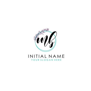 Botanik Çember Tasarımı ile MB İlk Logosu