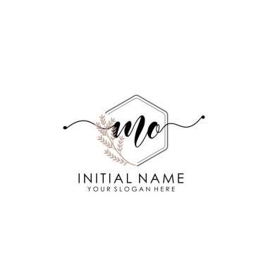 Botanik ve Minimalist Tasarımlı El Yazısıyla Yöntem Logosu